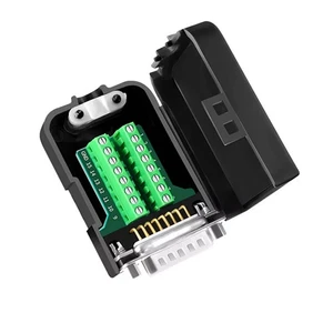 Adattatore connettore DB15 maschio 15 pin con dado terminale scheda di rottura saldatura libera - Foto 1 di 6