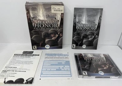 Medal Of Honor Allied Assault PC CD-ROM Game Complete Big Box 2002 WWII Shooter - Image 1 of 4