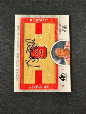 2012-13 SP Authentic - Home Court Signatures Spud Webb #HC-SW Autographs (AU) - Image 1 of 2