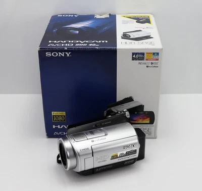 SONY HANDYCAM HDR-SR5E CAMCORDER BOXED 40GB HARD DISC DRIVE HD VIDEO CAMERA - Image 1 of 4
