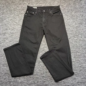 Levis Jeans Mens W30 L31 Black Denim 511 Premium Big E Slim Fit Stretch Zip Fly - Picture 1 of 11