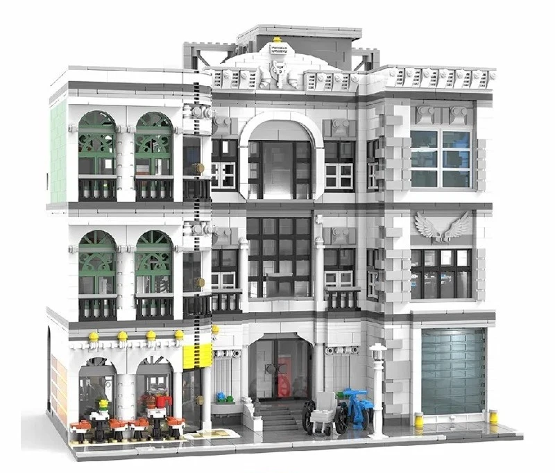 🏥 4958-Piece Grand Modular Hospital Building Kit – City Display Model - Image 1 of 4