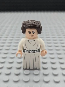LEGO Star Wars Minifigure Principessa Leia Organa Vestito Bianco sw1036 75244 75301 - Foto 1 di 2