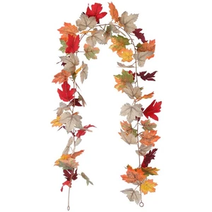  Hojas de otoño tallos festival enredaderas rama de árbol artificial plantas de otoño - Imagen 1 de 14