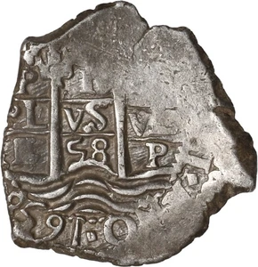 BOLIVIA, Potosí, cob 1 real, 1658 E. - Picture 1 of 3