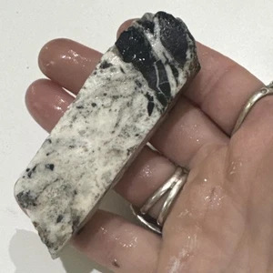 54g natürlicher grober türkis weißer Büffel Dolomit Otteson Edelstein Lapidar - Bild 1 von 6