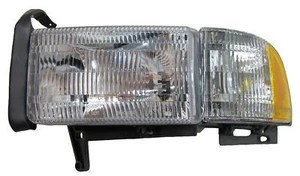 For Ram Pickup, Left Driver Headlight Headlamp Lamp with Corner Light - Picture 1 of 1