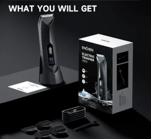 Electric Men Pubic Hair Trimmer Groin Body Hair Ball Shaver Clipper With USB&LED - Picture 1 of 16