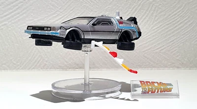 Approx. 1/64 Takara Tomy BACK TO THE FUTURE 2 DELOREAN Time Machine  Model - Image 1 of 4