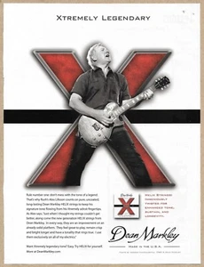 Dean Markley Xtremely Legendary Guitar Strings Ad Print 2013 Alex Lifeson Rush - Picture 1 of 2