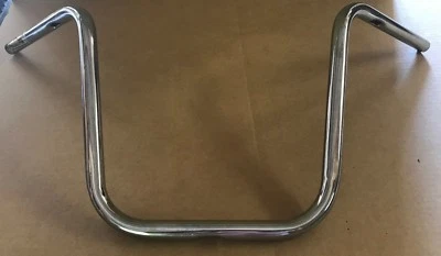 Chrome Mild Reach 7/8" Ape Hangers Handlebars Internal Wiring Holes (U10) - Image 1 of 4