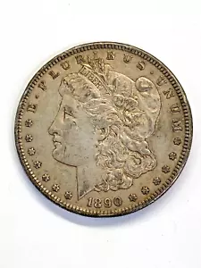 1890 CC Morgan Silver Dollar (Item #D52) - Picture 1 of 2