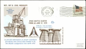 6/12/79 Transbordador Cluster Disparo Viaje Espacial Cachet NSTL. Bay Saint Louis, nuevo - Imagen 1 de 1