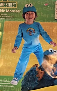 Toddler 2T Cookie Monster Sesame Street Costume Halloween - Picture 1 of 3