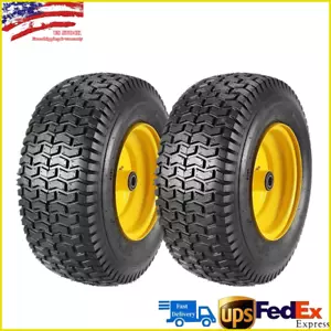 Set 2 18x8.50-8 Lawn Mower Tires 4PR 18x8.50x8 18x8.5-8 Replacement Garden Tyre - Picture 1 of 6
