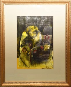 Layered Histories mix media on paper , artist reza - Picture 1 of 2