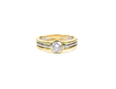 eleganter Solitär-Ring - WEMPE - Brillant von ca. 0,45ct - 750er Gold bicolor - Bild 1 von 4