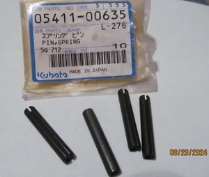 (4) NEW KUBOTA SPRING PINS 05411-00635 - Picture 1 of 1