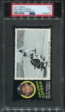 1971 Topps Greatest Moments #26 Orlando Cepeda psa 5 Ex HOF *Rare Test Issue*