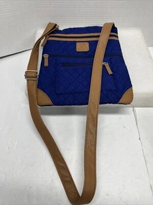 Bolso corporal Stone Mountain azul 11" X 9,25" con correa ajustable - Imagen 1 de 5