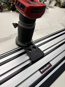 Einhell Oberfräse TP-ET 18 Tauchfuß Führungsschiene Adapter für Einhell Führungsschiene - Bild 1 von 10