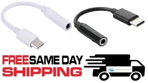 USB-C Type C Adapter Port to 3.5MM Aux Audio Jack Earphone Headphone Cable USB C - Picture 1 of 6