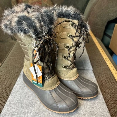 Botines Sporto Damas 7 M Cynthia Duck Cremallera Lateral Gamuza Media pantorrilla Piel Sintética Foto 1 de 4