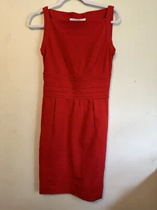 DIANE VON FURSTENBERG Bateau Neckline Knee-Length Dress Cocktail Wedding Size 4 - Picture 1 of 8