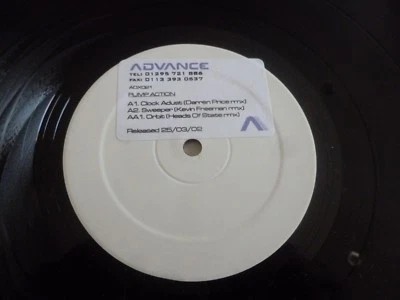 PUMP ACTION - Clock adust - UK 3-track 12" Single - White Label Foto 1 de 3