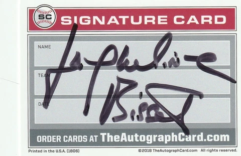 LEGENDARY ACTRESS JACQUELINE BISSET SIGNED SIGNATURE CARD RARE Cover