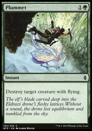 MTG Magic the Gathering Plummet (184/313) Battle for Zendikar LP - Image 1 of 1