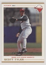 2003 Grandstand Quad City River Bandits Scott Tyler #33 Rookie RC