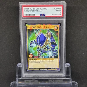 PSA 9 Yugioh Rush Duel RD 711D-JP003 711 Seven Eleven Promo E-Hero Sparkman - Picture 1 of 2