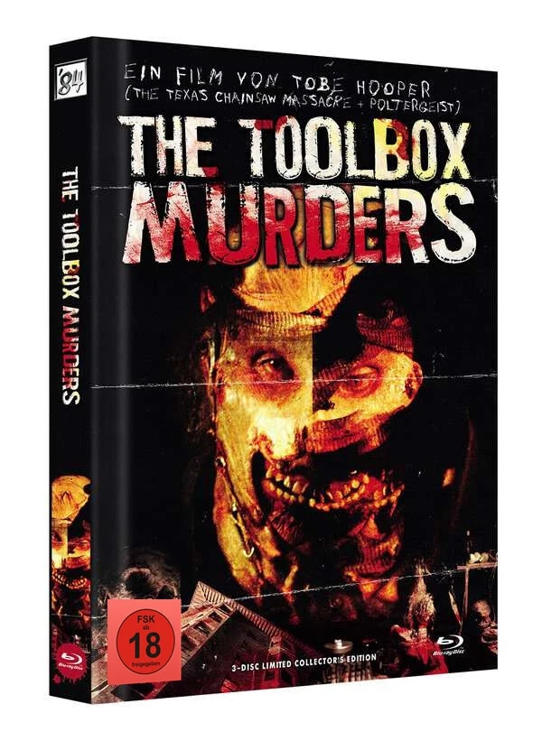 Mediabook THE TOOLBOX MURDERS Cover B TOBE HOOPER ( Texas Chainsaw M. ) BLU-RAY - Bild 1 von 1