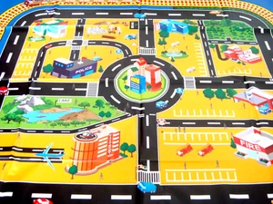 Giant City Playmat Road Train Layout Car Mat giant cars playmat NEW - Picture 1 of 1