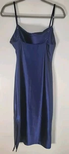 xxxiticat Damen ärmelloses Spaghettiträger Satin Kleid Cocktail Abend S blau - Bild 1 von 20