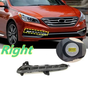 Right Side LED Daytime Running Light Fog Lamp DRL For Hyundai Sonata 2015-2017- - Picture 1 of 8