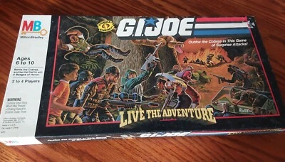 Milton Bradley G I Joe Live The Adventure Vintage 1986 Board Game New Sealed - Image 1 of 4