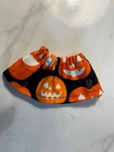 Falda calabaza naranja Halloween se adapta a 12 pulgadas estante sentado muñeca elfo o duendecillo - Imagen 1 de 1
