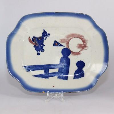 Japanese Antique Imari Ware Plate Ushiwakamaru Porcelain Minamoto No Yoshits • 55$