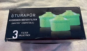 Turapur Hydrogen Water Filters Maxtra Compatible 3 Filters Value Pack NEW - Picture 1 of 4