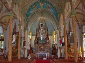 Historic Church Photography, Nativity of Mary, Blessed Virgin Inside, Built 1906 - Picture 1 of 7