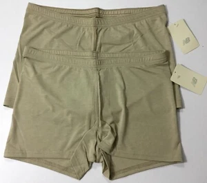 USGI New Balance 2 PACK Women Boy Short Underwear DRIFIRE Sand Tan Size XS - Picture 1 of 4