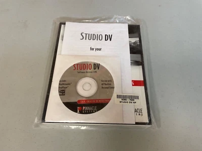 Pinnacle Systems Video Editing Software DVD - STUDIO DV 1.06 Sealed Vintage - Image 1 of 4