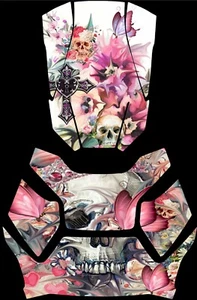 Laminated Canam Ryker Sugar Skull 003 Hood Deck and Frunk Combo - Picture 1 of 1