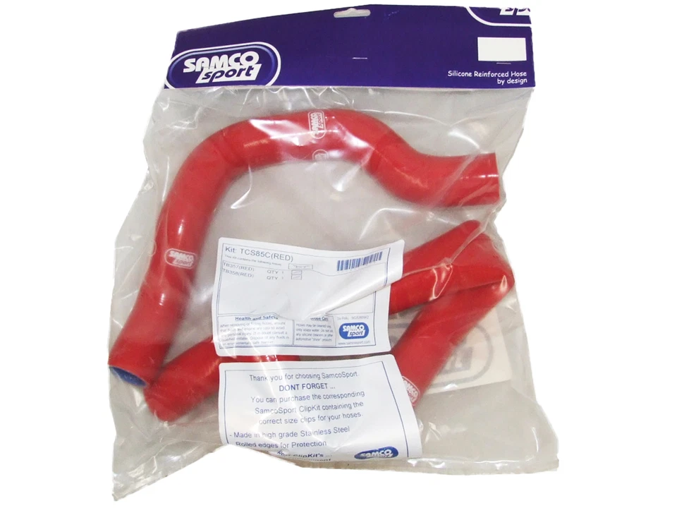 Mangueras de refrigerante de radiador de silicona Samco para S13 RPS13 con CA18DET rojo Foto 1 de 1
