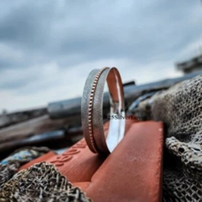 Brazaletes giratorios de plata de ley 925 con flores, dos tonos, piedras preciosas para regalo para mujer... Foto 1 de 4