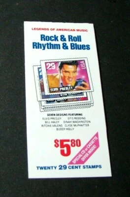 US Stamp Scott# Bk204 Rock and Roll 1993 MNH L347 - Image 1 of 2