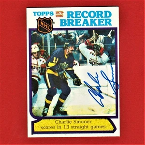 Autogrammkarte Charlie Simmer Highlight 1980 Topps 4 A3 - Bild 1 von 2