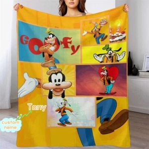 Customized Disney Goofy Throw Blanket Gifts - Picture 1 of 11